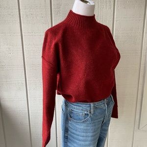 Universal Thread Size medium Red Mock neck Sweater